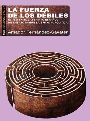 cover image of La fuerza de los débiles